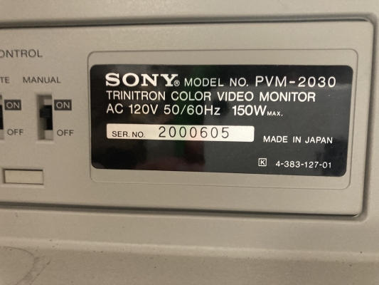 Sony PVM-2030