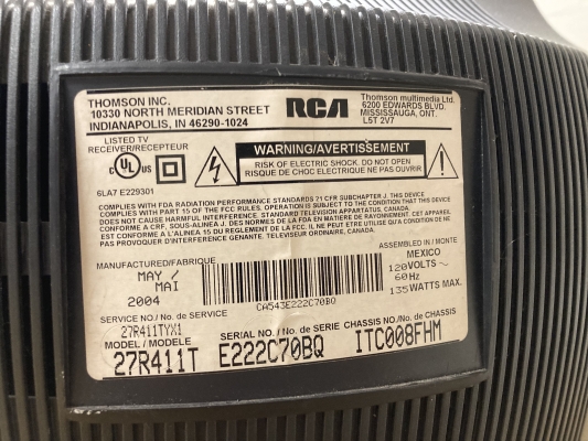 RCA 27R411T