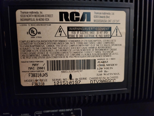 RCA F38310