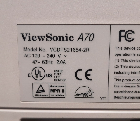 ViewSonic A70