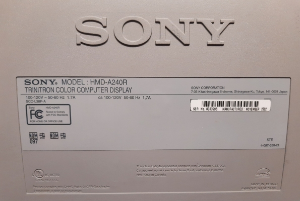 Sony HMD-A240R