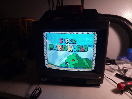 Sharp 14G-SF1 SNES TV