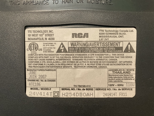 RCA 24V414T