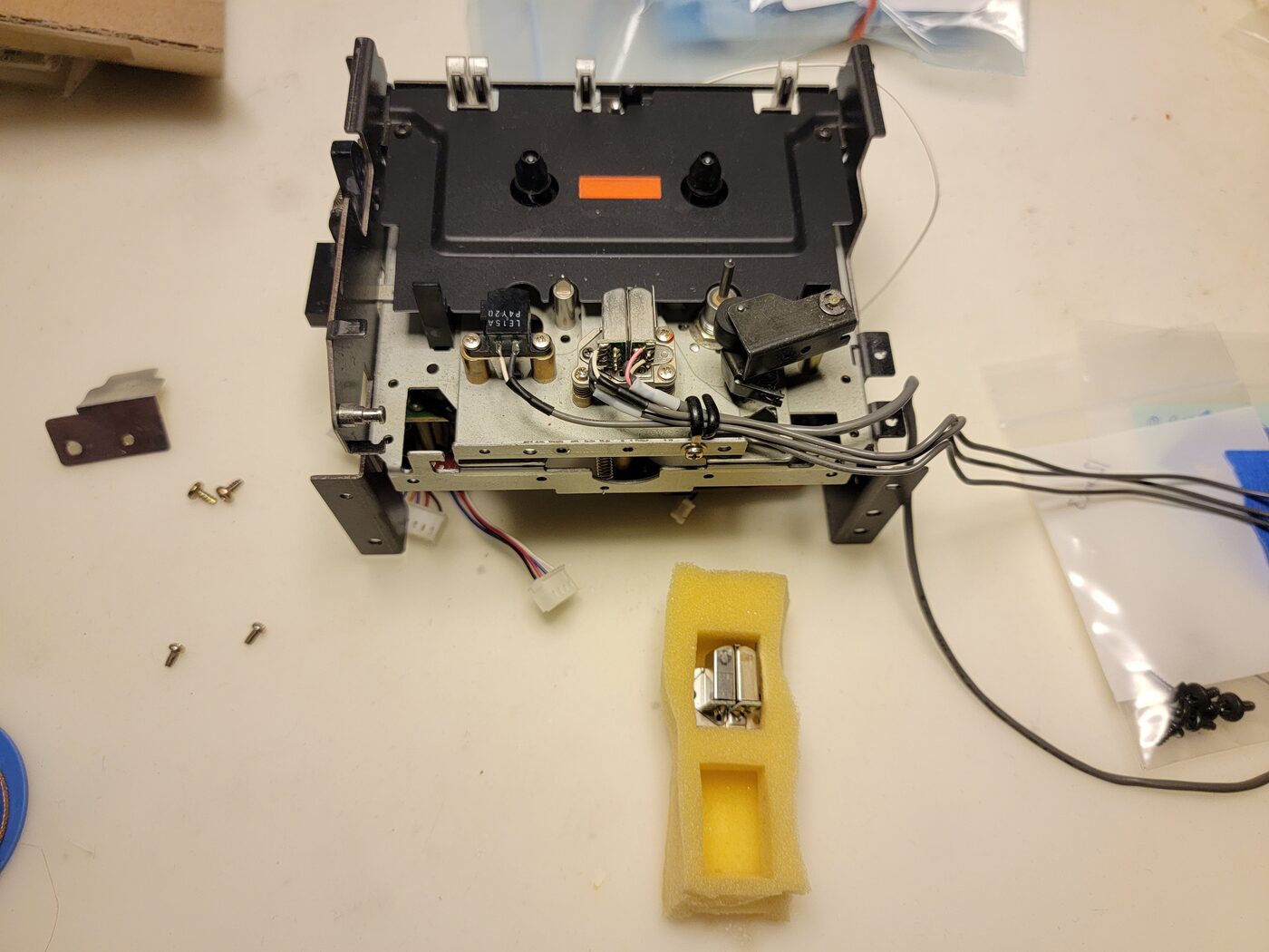 A TASCAM 122 MkIII head replacement